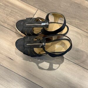 Michael Kors Black Strappy Sandals